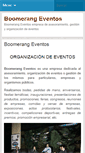 Mobile Screenshot of boomerangeventos.es